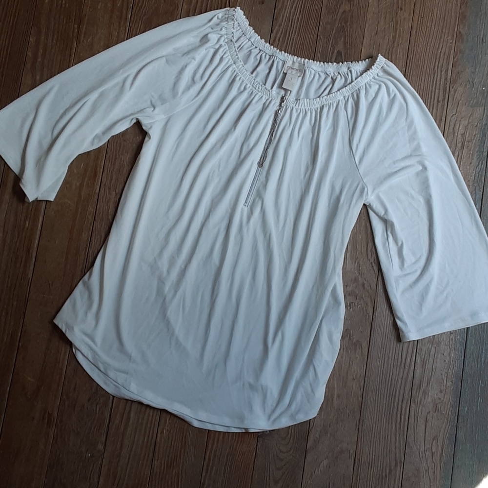Chico's Flowy Top w/ Accent